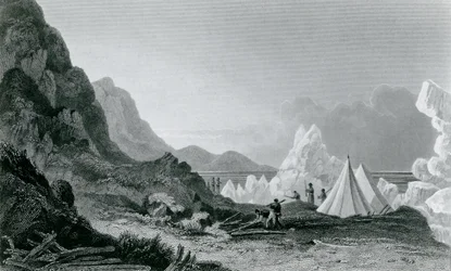 Franklins Expedition wird erstmals vom Eis aufgehalten, 1826